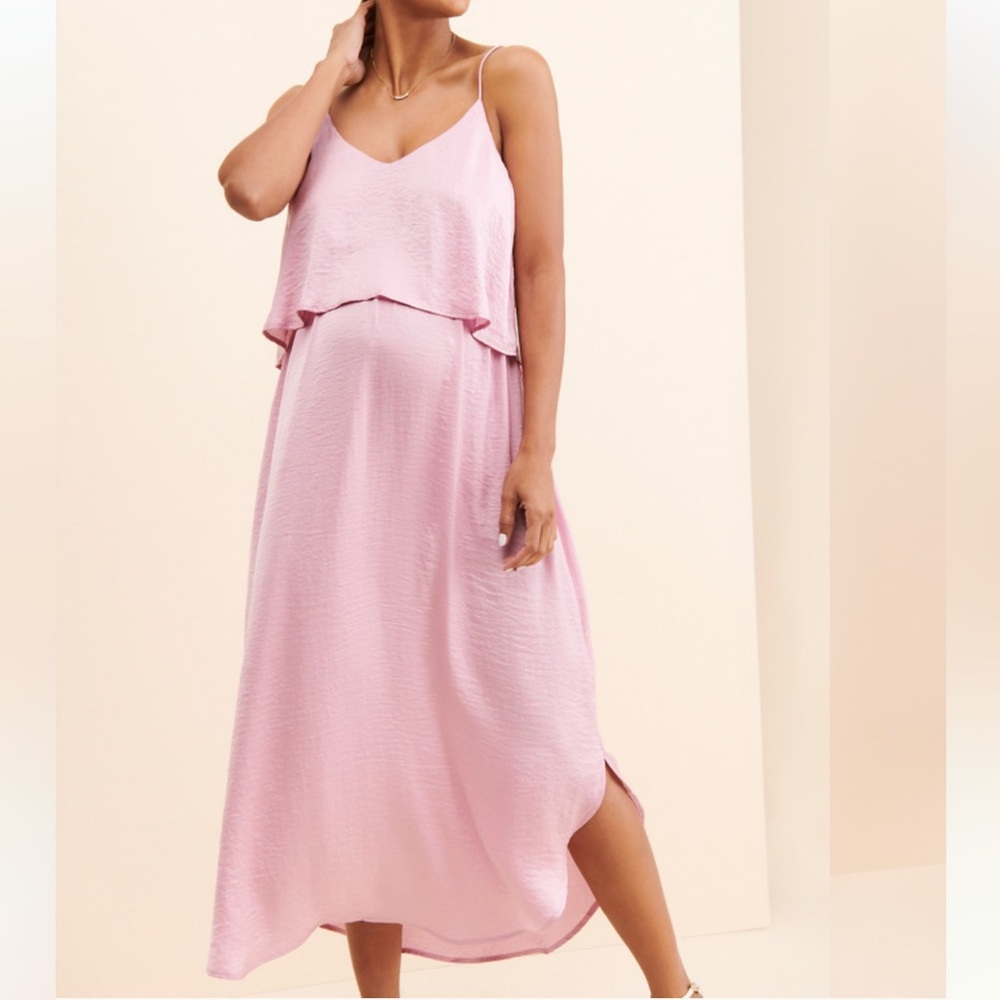 Ripe Maternity Nursing slip dress women size M Used